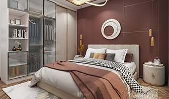 整木定制現(xiàn)代輕奢風(fēng)格與金屬共舞，領(lǐng)略流光歲