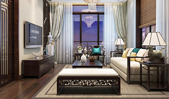 繁華之下，縱享從容、儒雅的新中式居所