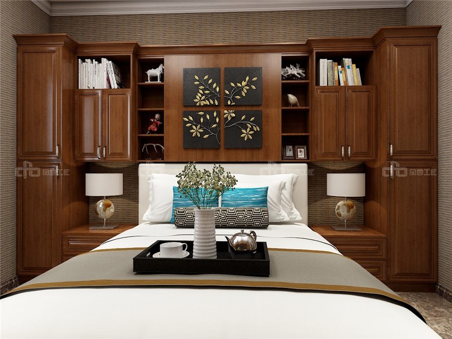 輕奢新中式風格效果圖,整木定制極簡新中式(圖11) 輕奢新中式風格效果圖,整木定制極簡新中式(圖11)