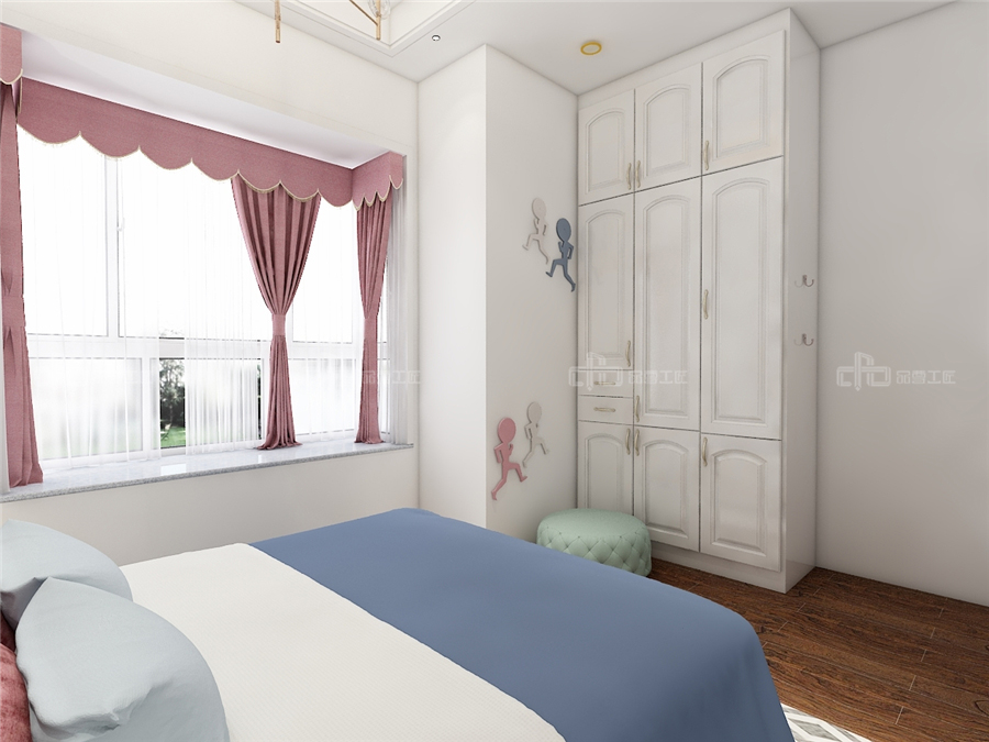 120㎡整木定制美式輕奢設計,享受小資情調的藝術(圖11) 120㎡整木定制美式輕奢設計,享受小資情調的藝術(圖11)