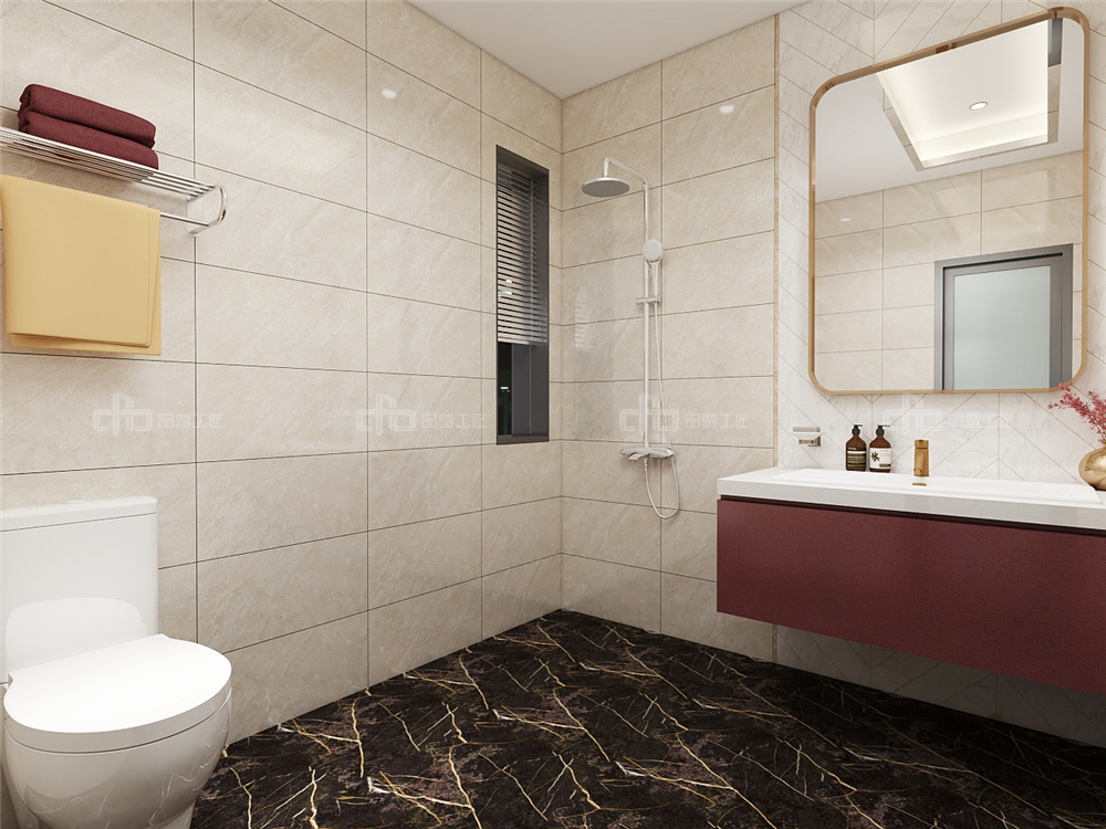 整木定制現(xiàn)代輕奢風(fēng)格與金屬共舞,領(lǐng)略流光歲(圖23) 整木定制衛(wèi)生間