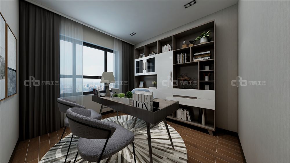 全屋定制書房要怎么設計?(圖2) 全屋定制書房要怎么設計?(圖2)