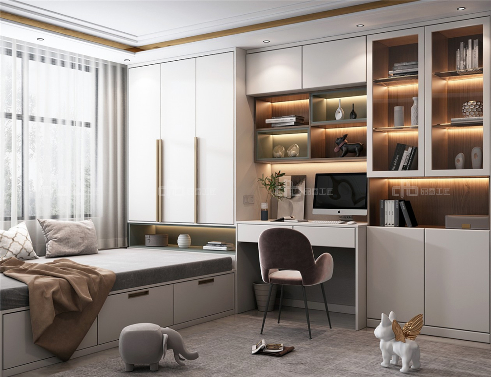 設計全屋定制書房的時候要注意什么？(圖2)