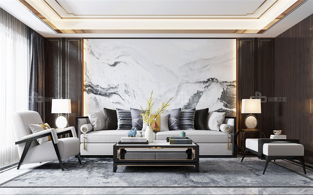 客廳沙發背景墻如何裝飾最好?(圖3) 客廳沙發背景墻如何裝飾最好?(圖3)