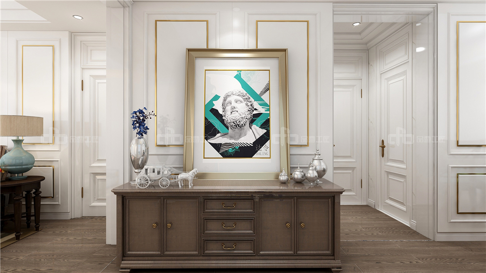 過道護墻板是做半墻好還是到頂好？(圖1)