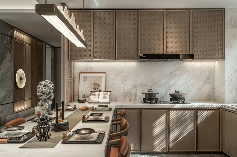 整木定制新中式風格，125㎡樣板房賞析(圖14)