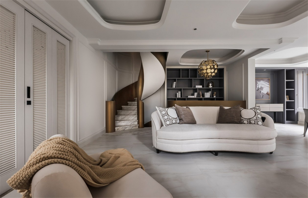 240㎡摩登美式輕奢風格,精致又小清新(圖1) 1.jpg