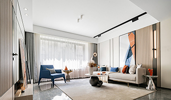 158㎡現(xiàn)代極簡風格設(shè)計，整木定制新悅章