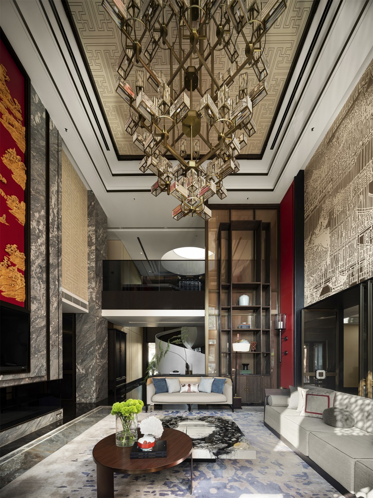 1200㎡整木定制新中式別墅,設計夢回大唐(圖5) 5.jpg