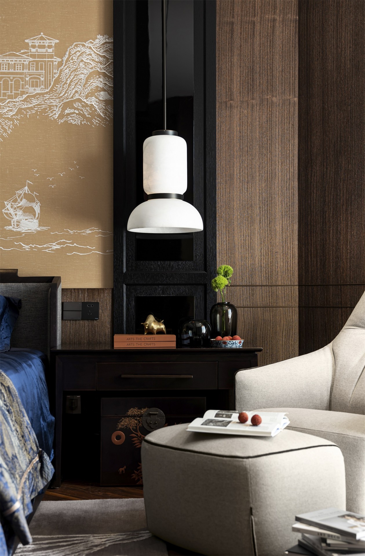 1200㎡整木定制新中式別墅,設計夢回大唐(圖18) 19.jpg