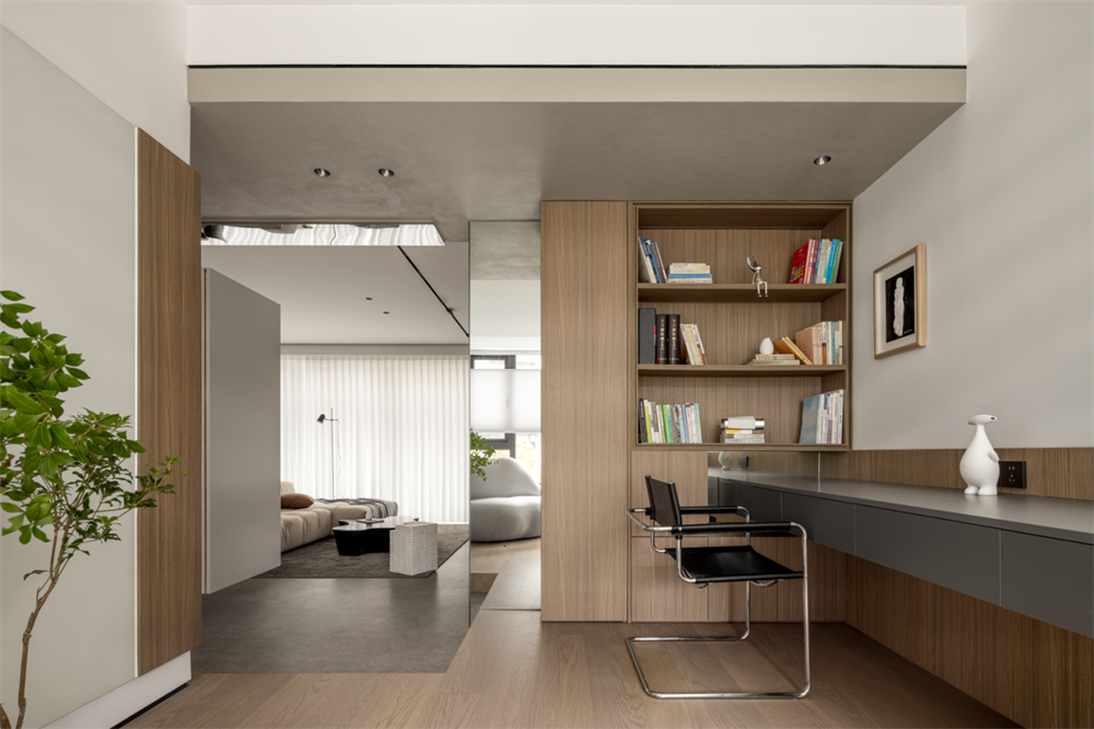 124㎡商品房整木定制,現代簡約風格設計(圖13) 14.jpg