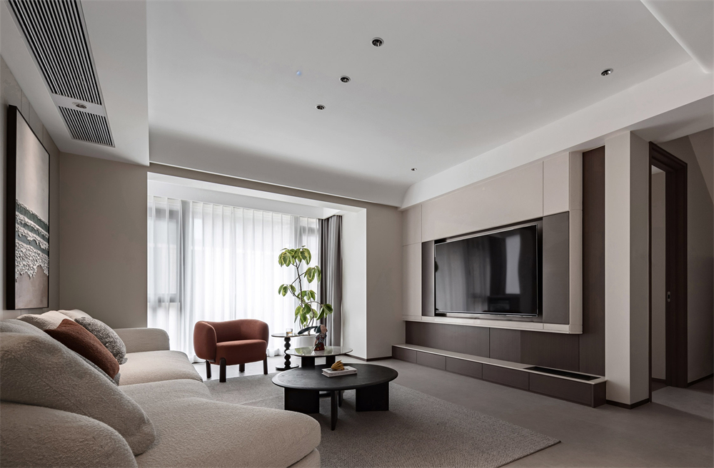 180㎡現(xiàn)代極簡復式,生活中的藝術感(圖5) 5.jpg