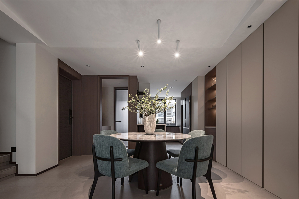 180㎡現(xiàn)代極簡復式,生活中的藝術感(圖6) 6.jpg