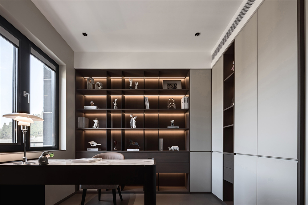 180㎡現(xiàn)代極簡復式,生活中的藝術感(圖20) 21.jpg