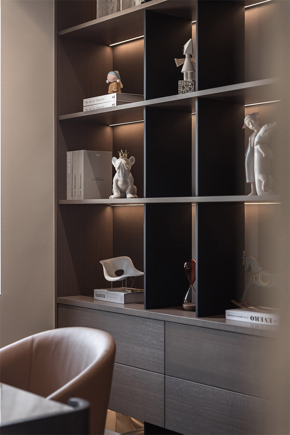 180㎡現(xiàn)代極簡復式,生活中的藝術感(圖21) 22.jpg