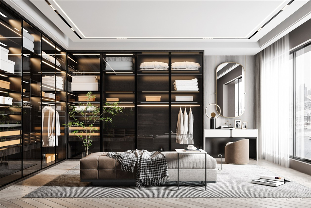 整體衣帽間要不要做島臺(tái)？(圖2)