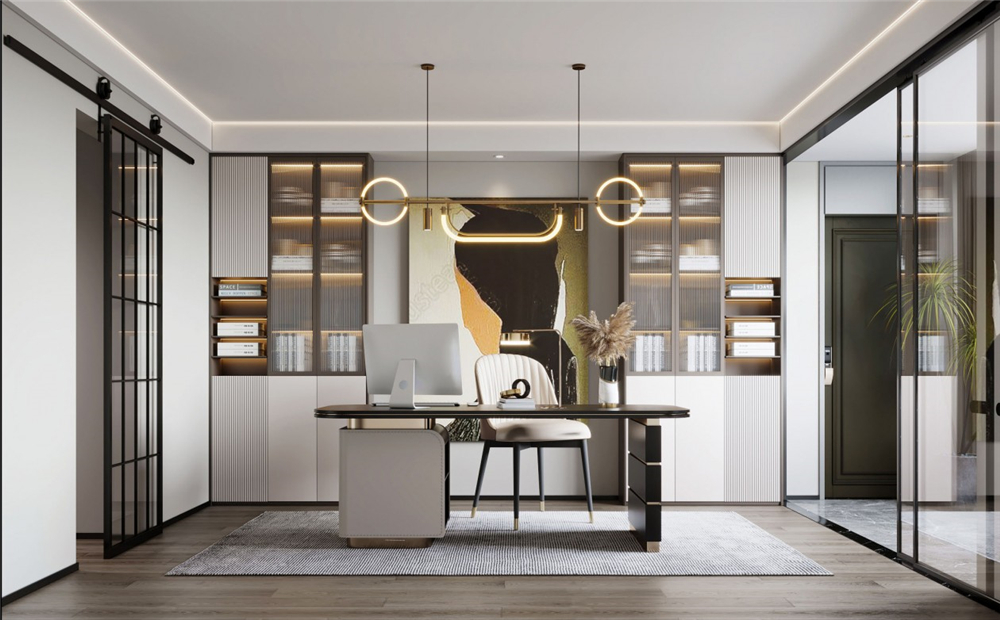 定制書柜可以與哪些家具組合設(shè)計？(圖1)