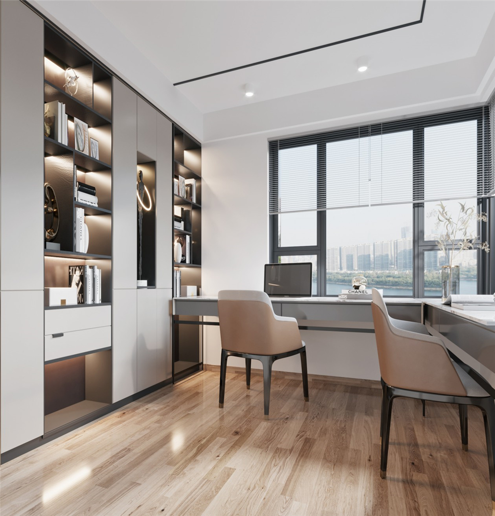 定制書柜可以與哪些家具組合設(shè)計？(圖2)