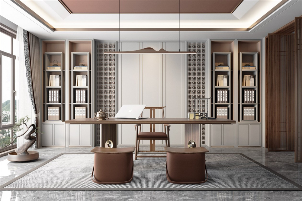 定制書柜可以與哪些家具組合設(shè)計？(圖3)
